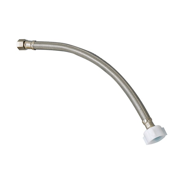 Plumb Pak Plumb Pak EZ 3/8 in. Compression in. X 7/8 in. D Ballcock 9 in. Stainless Steel Toilet Supply Line PP23804 - main